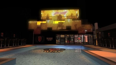 W杯限定「バドワイザー・ホテル」コパカバーナ・ビーチに