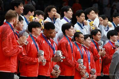 バスケ男子日本、韓国に敗れて銀メダル アジア大会