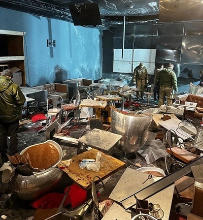 カフェ爆発、ウクライナと反体制派の「テロ攻撃」 ロシア当局