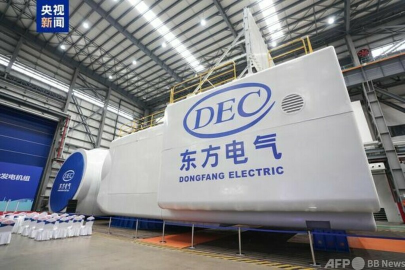 新記録!中国で26メガワット級洋上風力発電ユニットがラインオフ