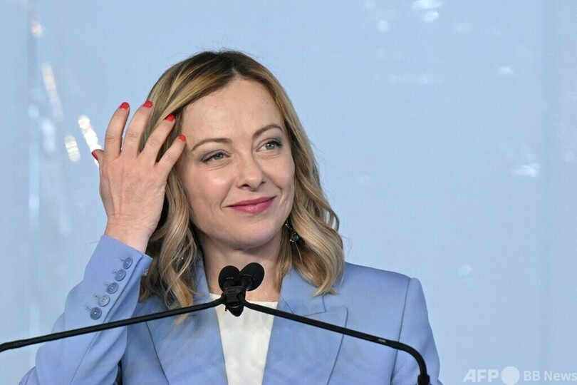 メローニ伊首相、欧州議会選に出馬表明 党の得票増狙いか