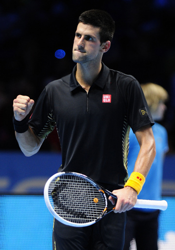 ジョコビッチ、フェデラー下し優勝 ATPツアー・ファイナル 写真23枚