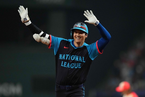 大谷がオールスターで初本塁打 試合はア・リーグが逆転勝ち 写真20枚