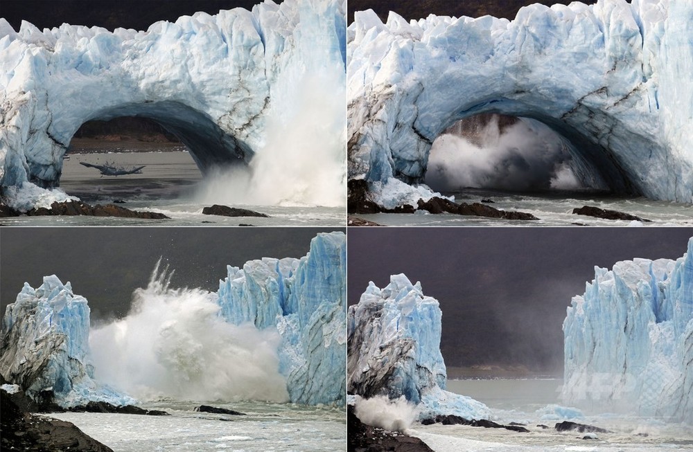 崩れ落ちる氷のアーチ ペリト モレノ氷河 アルゼンチン 写真24枚 国際ニュース Afpbb News