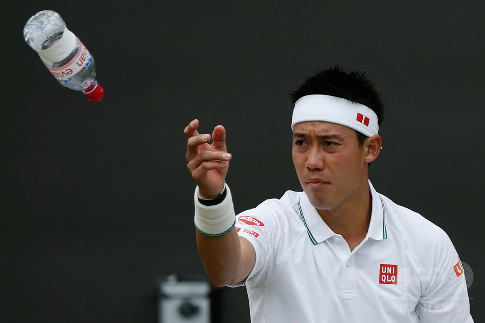 錦織 脇腹の故障で4回戦を途中棄権 ウィンブルドン選手権 写真1枚 国際ニュース Afpbb News