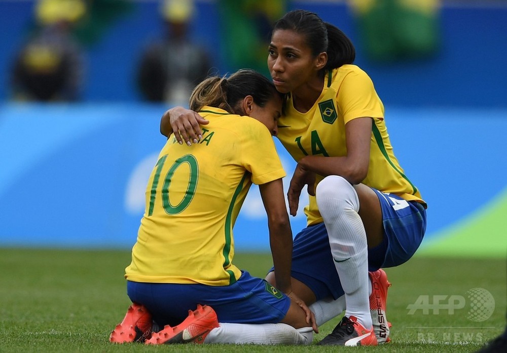 ブラジルがpk戦でスウェーデンに惜敗 マルタの夢破れる サッカー女子 写真3枚 国際ニュース Afpbb News