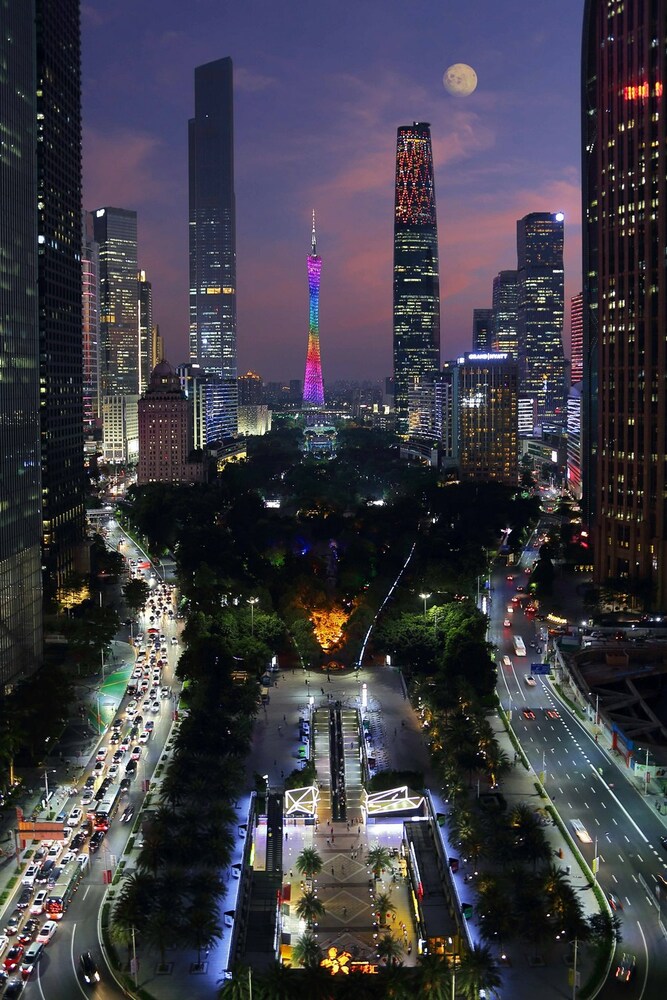 色鮮やかに中秋節を祝う中国各地の夜景 写真9枚 国際ニュース：AFPBB News