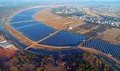 吉安市万合鎮前進村の太陽光発電施設（2019年12月4日撮影）。(c)CNS/鄧和平