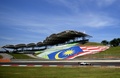 16F1第16戦マレーシアGPフリー走行に臨むメルセデスAMGのニコ・ロズベルグ（2016年9月30日撮影、資料写真）。(c)AFP/MANAN VATSYAYANA