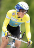自転車ロードレース第49回バスク一周、最終第6ステージに臨むアルベルト・コンタドール。（2009年4月11日撮影）(c)AFP/RAFA RIVAS