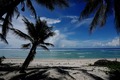 ナウルの浜辺の風景（2024年1月20日撮影）。(c)Xinhua News