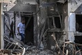 イスラム組織ハマスの奇襲を受けたイスラエル南部のキブツ（生活共同体）、ベエリ（2023年11月5日撮影）。(c)Aris MESSINIS / AFP