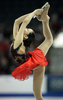10-11フィギュアスケートGPシリーズ第2戦、スケート・カナダ（2010 Skate Canada International）女子シングル・ショートプログラム（SP）。52.52点で6位につけた今井遥（Haruka Imai、日本）。（2010年10月29日撮影）(c)AFP/GEOFF ROBINS