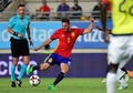 サッカー国際親善試合、スペイン対コロンビア。試合に臨むスペインのコケ（2017年6月7日撮影）。(c)AFP/JOSE JORDAN