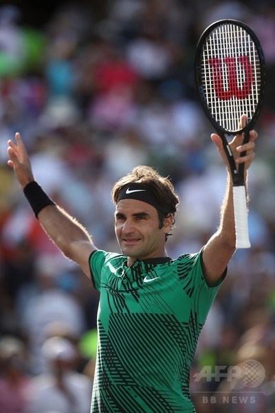 フェデラー「ラッキーだった」MP2本しのぎ劇的勝利 マイアミOP 写真1枚