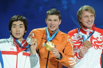 クラマー 男子5000メートルで金メダル、バンクーバー冬季五輪