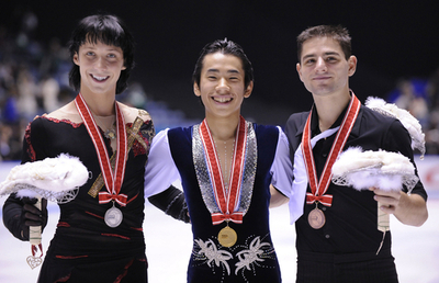 織田 NHK杯男子シングル優勝、フィギュアGP第6戦