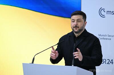 ゼレンスキー氏、プーチン氏を「皇帝」ではなく「戦争の奴隷」 と非難