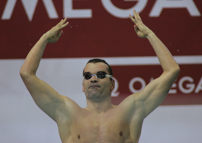 ピーター・マンコッチ 男子100メートル個人メドレーを制す