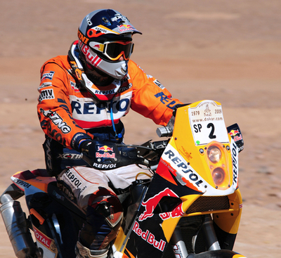 コマ 第10ステージを終え首位を守る、ダカールラリー