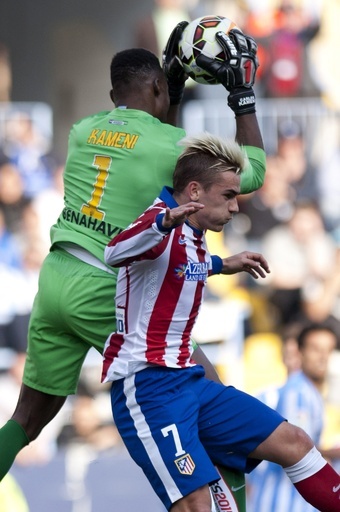 アトレティコ、グリーズマンが2得点挙げるもマラガと引き分ける