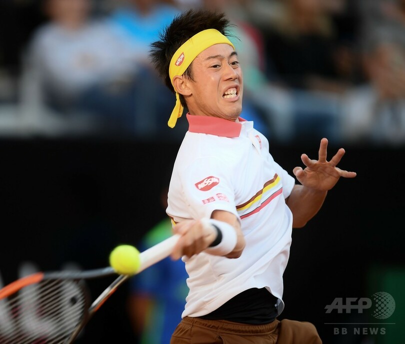 錦織、イタリア国際4強ならず ジョコビッチ戦は12連敗