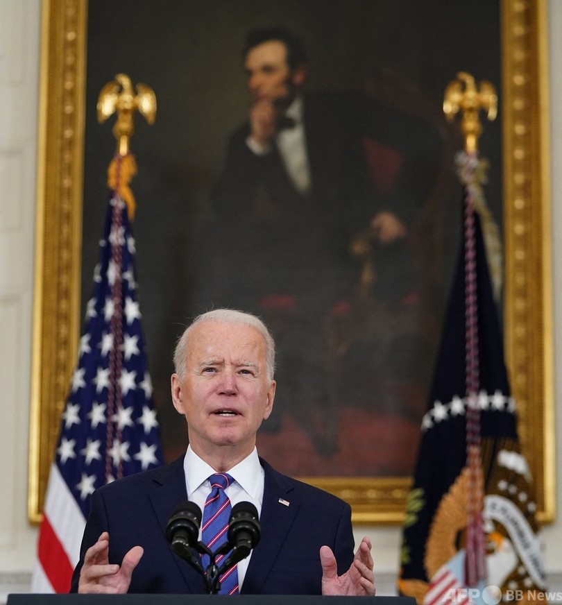 バイデン氏、ウクライナに「揺るぎない支援」約束 ロシアの軍備増強受け