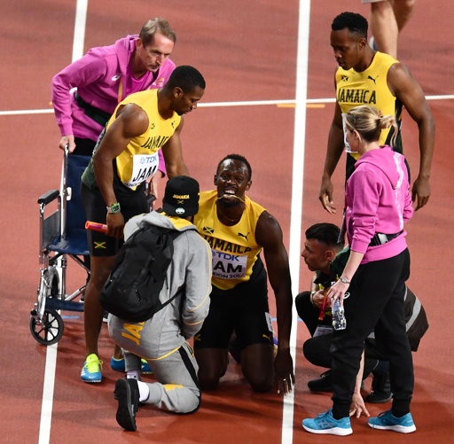 ボルト ラストランは悲しい幕切れ 負傷でリレー途中棄権 写真18枚 国際ニュース Afpbb News