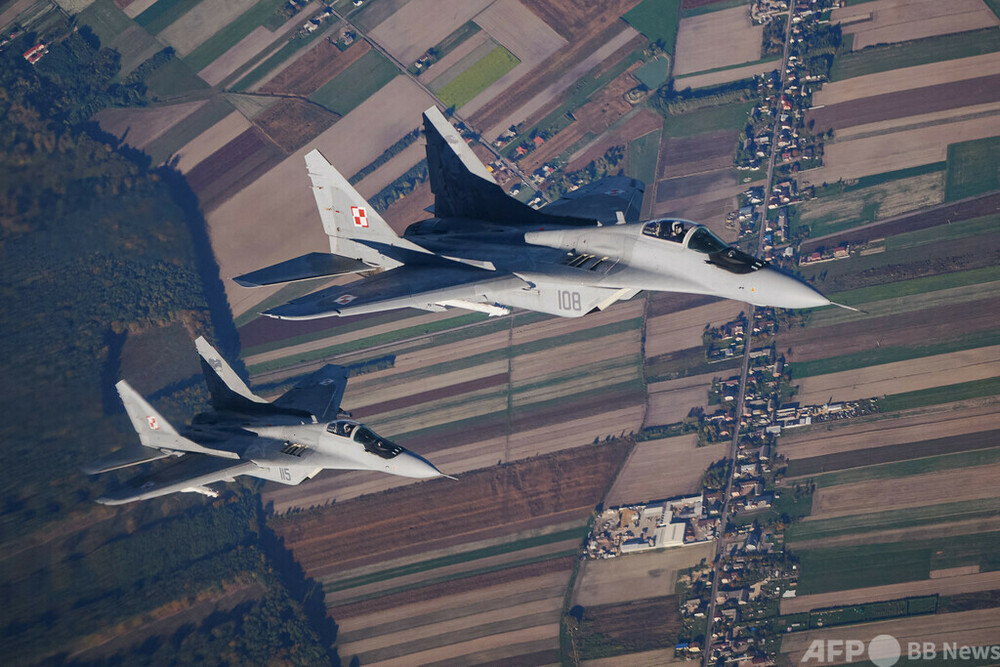 ポーランド供与のミグ29戦闘機、一部はウクライナ入り 写真1枚 国際ニュース：AFPBB News