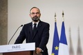 仏パリで、年金改革の詳細を発表するエドゥアール・フィリップ首相（2019年12月11日撮影）。(c)Thomas SAMSON / POOL / AFP
