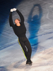 フィギュアスケート世界国別対抗戦（%%ISU World Team Trophy 2009%%）のエキシビションが19日、東京・国立代々木競技場で行われた。写真はエキシビションで演技する米国のエヴァン・ライサチェク（%%Evan Lysacek%%）。（2009年4月19日）(c)AFP/TORU YAMANAKA