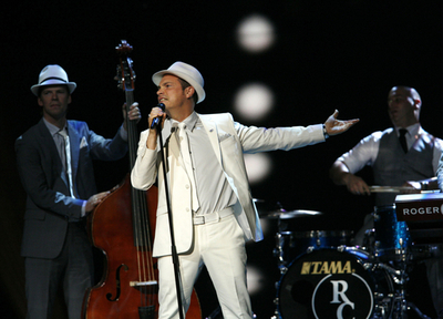 ＜第52回ユーロビジョン・ソング・コンテスト＞ファイナル開催を12日に控えリハーサルが行われる - フィンランド