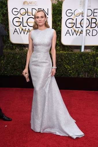 ダイアン・クルーガー、ゴールデン・グローブ賞授賞式で着用したドレスは・・・