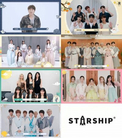 K.willからIDIDまで…STARSHIPアーティストがリレー形式で秋夕の挨拶