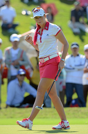 連覇を狙うヤニ・ツェンが2位発進、藍15位 サンライズLPGA台湾選手権