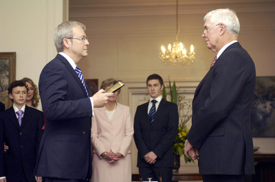 オーストラリアのラッド新首相、きょう正式就任　