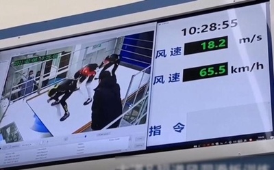 42m/sの強い台風に相当する強風発生施設が中国冬季五輪の訓練に投入