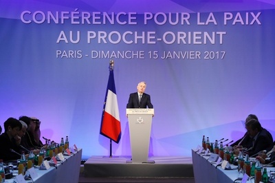 パリで中東和平めぐり国際会議 「一方的な行動」の自制呼び掛け