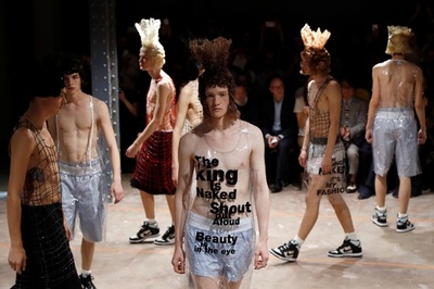 「コム デ ギャルソン・オム プリュス」17年春夏メンズ