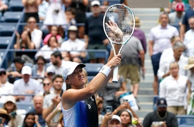 前回女王シフィオンテク、連覇に向け好発進 全米OP