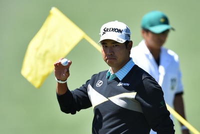 松山が3位タイでマスターズ最終日へ、首位と2打差