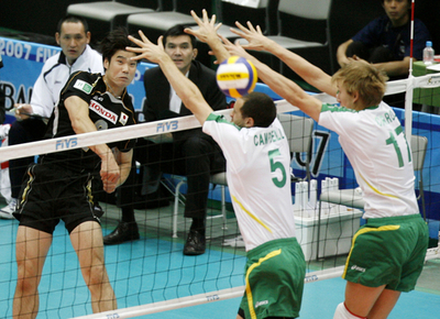 日本 オーストラリアにストレートで敗れ2敗目