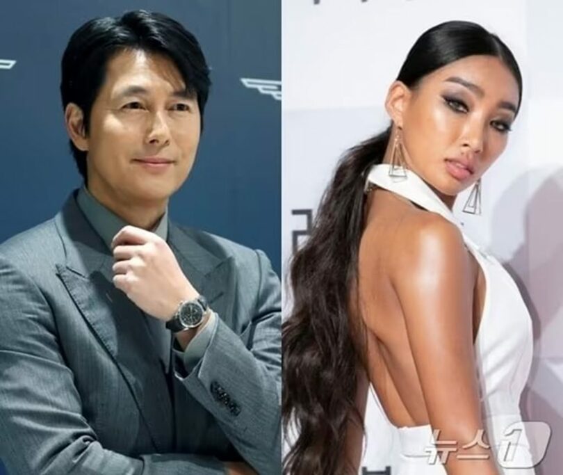 俳優のチョン・ウソンとモデルのムン・ガビ(c)news1