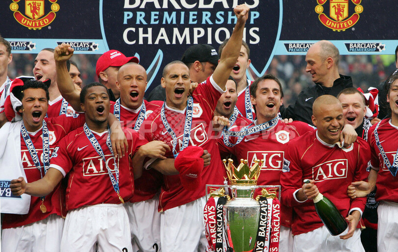 ＜サッカー プレミアリーグ＞マンチェスター・ユナイテッド ホームで優勝セレモニー - 英国