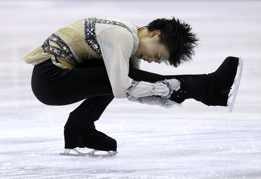 高橋が銀、羽生が銅獲得 チャンが2連覇 世界フィギュア 写真20枚