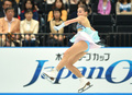 演技に臨むロシアのアデリナ・ソトニコワ（Adelina Sotnikova、2013年10月5日撮影）。(c)AFP/KAZUHIRO NOGI
