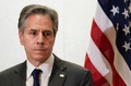 オーストラリア・メルボルンで会見に臨む米国のアントニー・ブリンケン国務長官（2022年2月11日撮影）。(c)KEVIN LAMARQUE / POOL / AFP