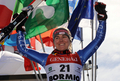 優勝を喜ぶファビアンヌ・スター。(c)AFP/CHRISTOPHE SIMON