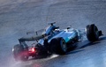 フォーミュラワン、バルセロナ合同テスト最終日に臨むメルセデスAMGのバルテリ・ボッタス（2017年3月2日撮影）。(c)AFP/JOSE JORDAN
