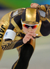 2010年%%バンクーバー冬季五輪%%、スピードスケート女子1000メートル。1分16秒80で5位入賞を果たした小平奈緒（%%Nao Kodaira%%）。（2010年2月18日撮影）(c)AFP/DIMITAR DILKOFF